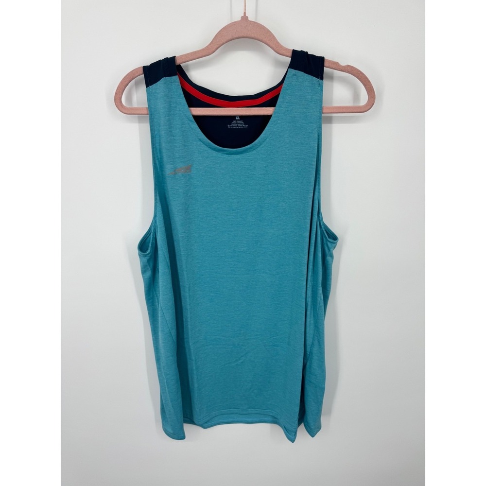 NWT Altra Running Vanish Tank Top Men's XL‎ Blue/Black Athleisure 100% Polyester